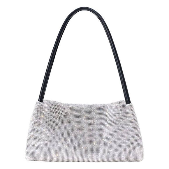 STAUD Handbags - Last one! 🪩 STAUD Penny Crystal Mesh Shoulder Bag